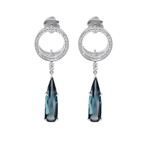 London Topaz Charm - Drutis Jewellery