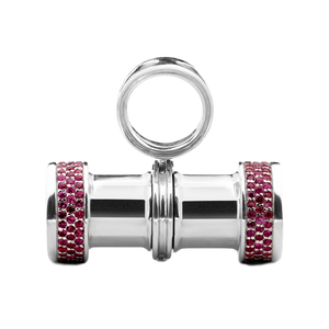Ruby Wine Kaleidoscope & chain