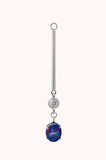 Black Opal Drop Charm