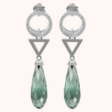 Green Prasiolite Quartz Charm