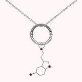 Serotonin Charm Silver
