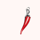 Silver Red Chilli Charm