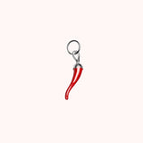 Silver Red Chilli Charm