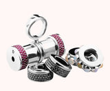 Ruby Wine Kaleidoscope & chain